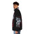 Baby Metal Inspired Puffer Jacket with Anime and Cartoon Designs - men side left