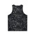 Raven pattern unisex tank top - Back