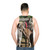 Cozy donkey sanctuary unisex tank top - men back