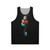 Spaceman unisex tank top with sci-fi graphics