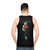 Spaceman unisex tank top with sci-fi graphics - men back
