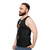Spaceman unisex tank top with sci-fi graphics - men side