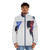 Buzz Tron Puffer Jacket featuring a retro sci-fi inspired design - men front