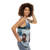 Unisex tank top featuring "Blue Hours" album 2023 by German rap band - women side
