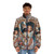 Bridgerton Inspired Puffer Jacket with Regency Era Charm - men front