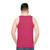 Raspberry Sorbet Unisex Tank Top - men back