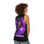Ramonda Unisex Purple Tank Top - women back