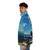 Book To Birds Vintage Fantasy Surreal Print Puffer Jacket - men side left