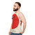 Ramen unisex tank top with vintage Japanese food graphic design - men side
