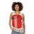 Ramen unisex tank top with vintage Japanese food graphic design - women