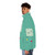 BMO from Adventure Time wearing a cozy puffer jacket - men side left