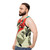 Unisex tank top featuring Michelangelo's David sculpture - men side