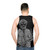 Kamasi Washington Jazz Music Unisex Tank Top - men back
