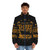 Blues Rock S Puffer Jacket - Smoker Cat Blues Legend - men front