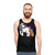 Retro rainbow unicorn unisex tank top - men