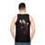 The Damned unisex punk rock tank top - men back