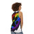 Colorful rainbow graphic unisex tank top - women back