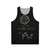 Unisex tank top featuring the science of 20-sided dice