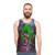 Dat Boi Meme Unisex Tank Top featuring a frog astronaut in outer space - men