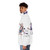 Bes Fwens Puffer Jacket, best friends puffer jacket with superhero design - men side left