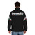 Benelli Motorsport Puffer Jacket featuring Benelli logo and racing design - men back