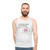 Retro vintage unisex tank top with cowboi hat design - men