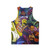 Colorful rainbow unisex tank top - Back