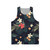 Tropical floral pattern unisex tank top