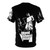 Retro Grand Theft Auto inspired gaming t-shirt with cartoon artwork - Back