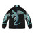 Mystic Spirit Lightning Dragon Puffer Jacket with cool scribble design