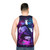 Retro 90s Rainworld Unisex Tank Top with Slug Cat Design - men back