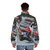 Barry Sheene Motorsports Puffer Jacket featuring racing inspired design - men back