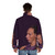 Vaporwave-inspired puffer jacket with a "back rolls" design, perfect for the sad boy aesthetic. - men back