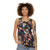 Unisex tank top featuring a forest mushroom design - women