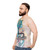 Psychedelic nature-inspired ermine tank top - men side