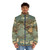 Avatar The Last Airbender Map Puffer Jacket featuring iconic elemental world design - men front