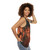 Unisex tank top with mythical fire dance design - women side