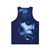 Joni Mitchell Blue Unisex Folk Music Tank Top - Back