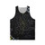 Unisex science fiction tank top featuring "The Player of Games" design