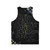 Unisex science fiction tank top featuring "The Player of Games" design - Back