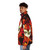 Autumn Blaze Puffer Jacket with Kirin-inspired design - men side left