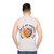 Quilting Unisex Tank Top - men back