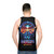 Unisex 'Danger Zone' military-inspired tank top - men back