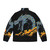 Mystic Lightning Dragon Puffer Jacket featuring a powerful and legendary dragon design - Back