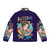 Autism Mom Puffer Jacket with Superhero and Inspiring Design - Back