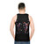 Unisex tank top with nefarious villain design - men back