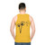 Dandelion people flight unisex tank top - men back