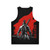 One armed wolf sekiro inspired unisex tank top - Back