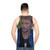 Johnny Hallyday French music icon unisex tank top - men back
