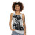 Johnny 5 from the classic 1988 movie Short Circuit on a unisex retro tank top - women